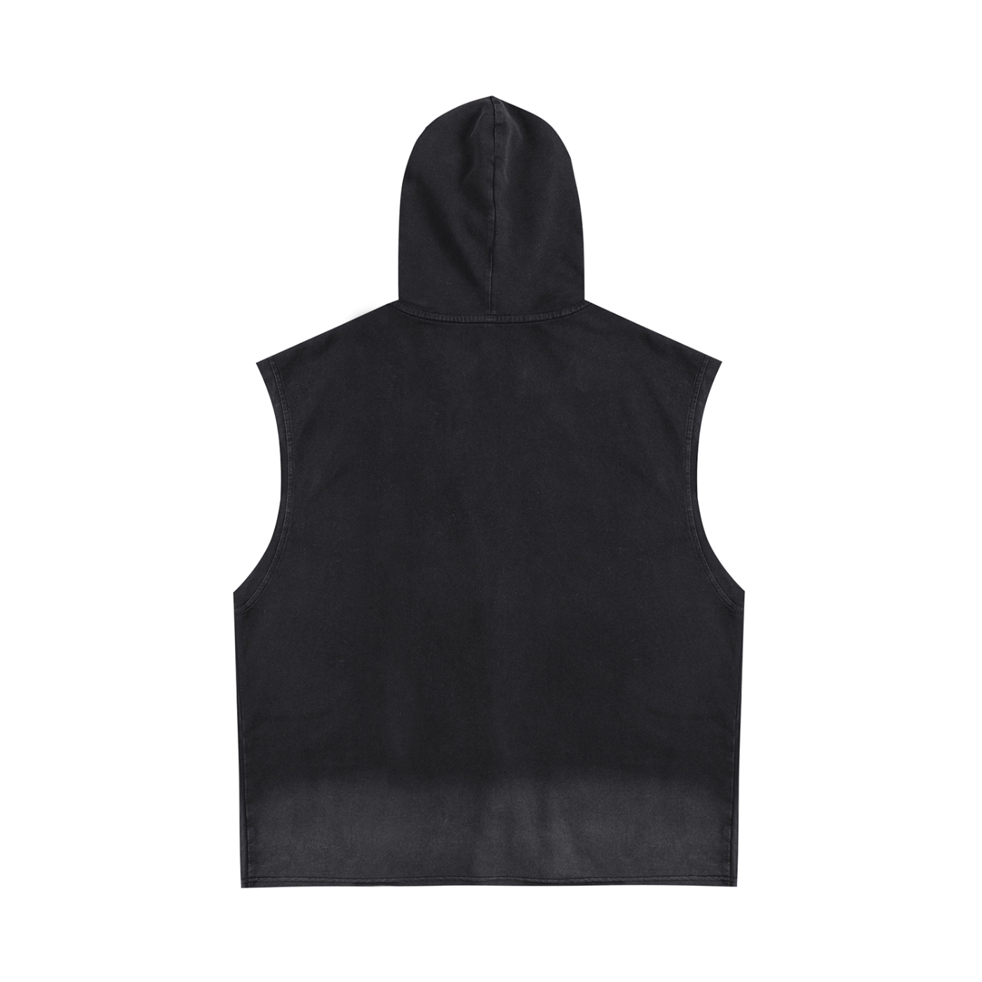 Washed Zip-Up Hooded