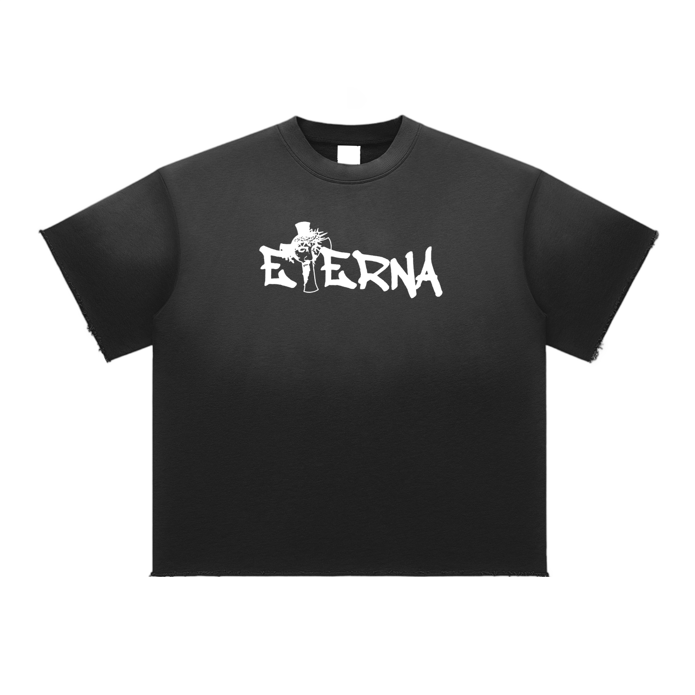 Sun Fade Raw Edge T-Shirt